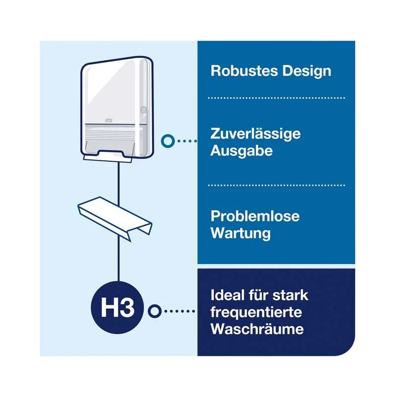 Tork® Advanced Handtuch 25 x 49,6cm weiß