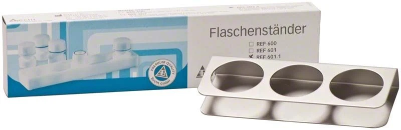 Flaschenständer Metall für 3 Dappen-/Kappengläser