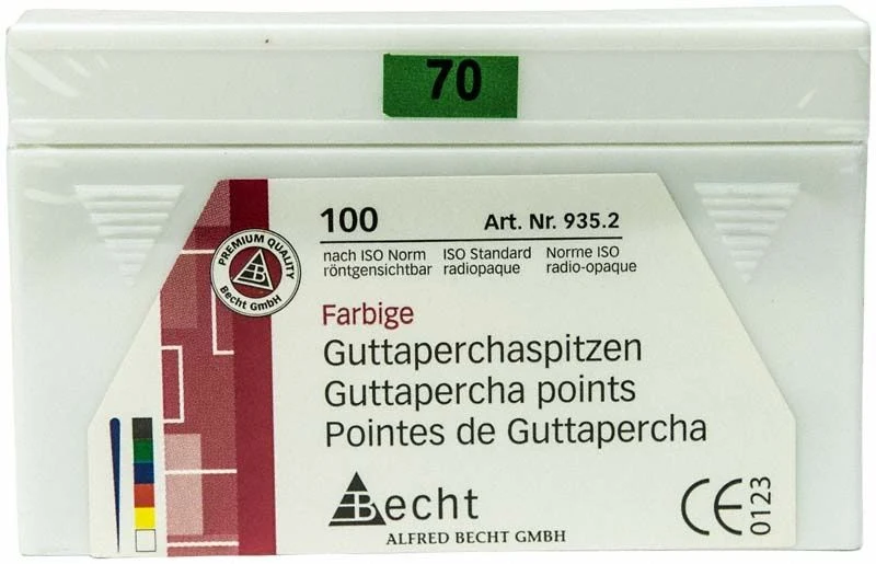 Farbige Guttaperchaspitzen Gr. 70 - grün