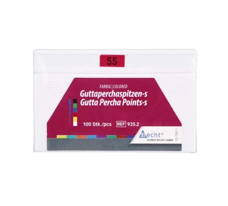 Farbige Guttaperchaspitzen Gr. 55 - rot
