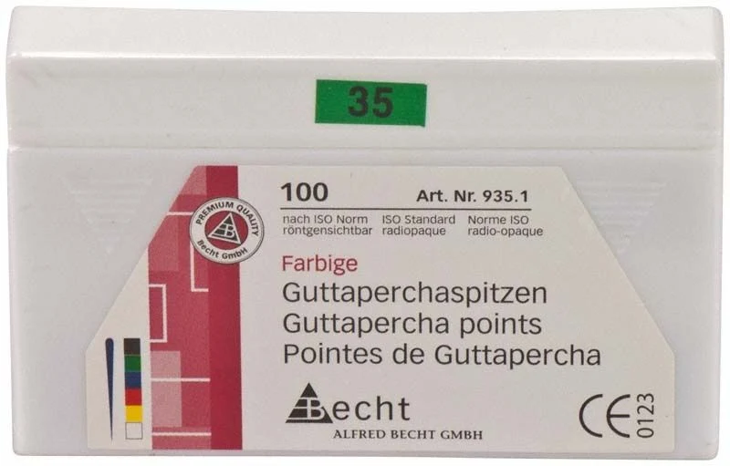 Farbige Guttaperchaspitzen Gr. 35 - grün